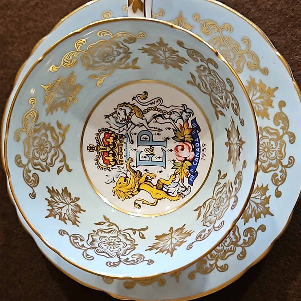 Paragon England Limited Edition Queen Elizabeth II E&P Royal Tea Cup & Saucer